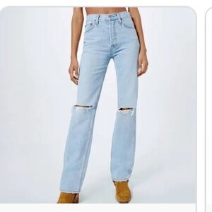 NWT Re/Done 90’s High Rise Loose 29